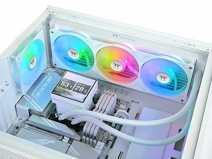 Thermaltake Launches TH360 V3 Ultra ARGB Sync Snow Edition AIO Liquid Cooler