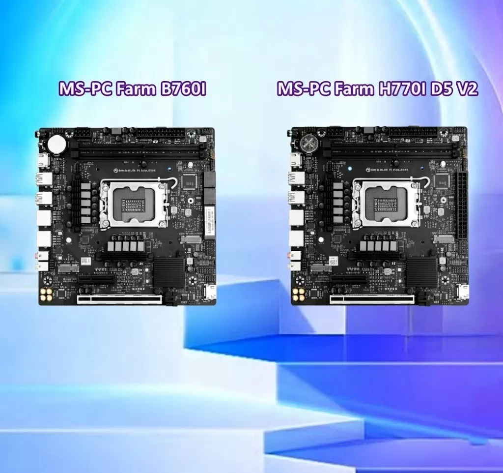 MAXSUN Presents PC Farm ITX Motherboards at 2025 Shunwang Technology & Intel Cloud Business Summit