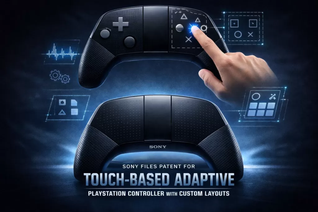 Sony Files Patent for Touch-Based Adaptive PlayStation Controller With Custom Layouts