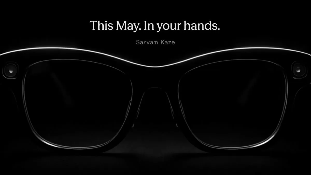 AI Impact Summit: Sarvam Kaze Smart Glasses Showcased, Will Launch in India in May