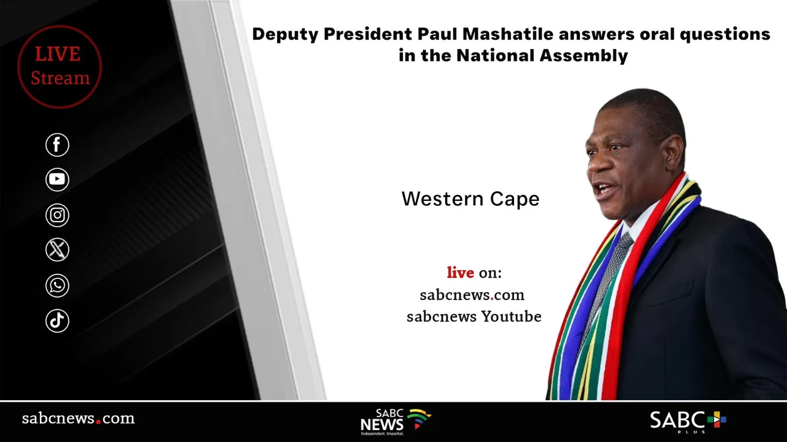 LIVE: Paul Mashatile answers oral questions in the National Assembly