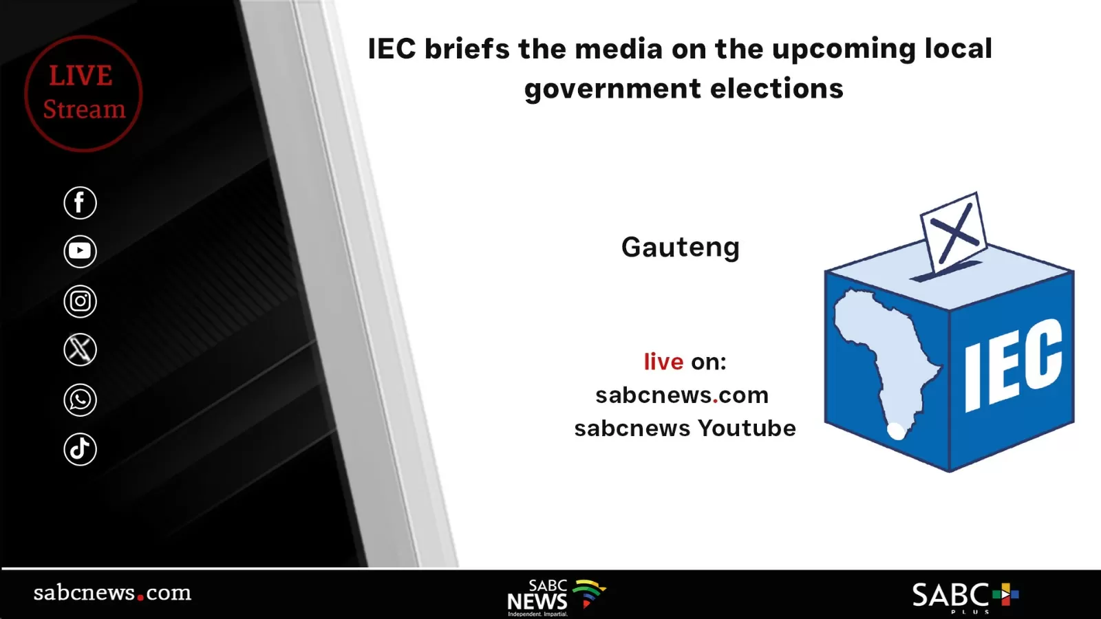 LIVE: IEC briefs media on upcoming local government elections