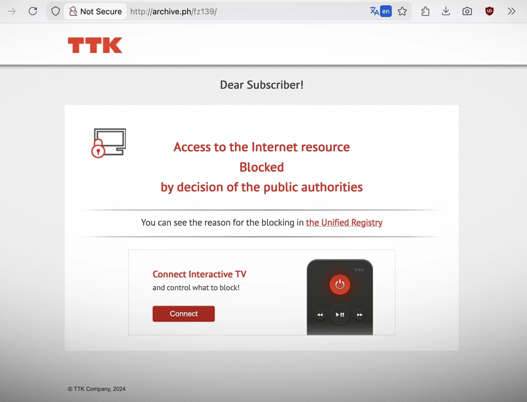 Russian authorities block paywall removal site Archive.today
