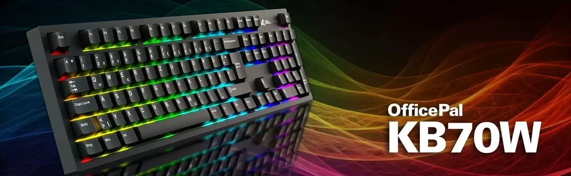 Sharkoon Introduces OfficePal KB70W Wireless Mechanical Keyboard with Gasket Mount and VIA Support