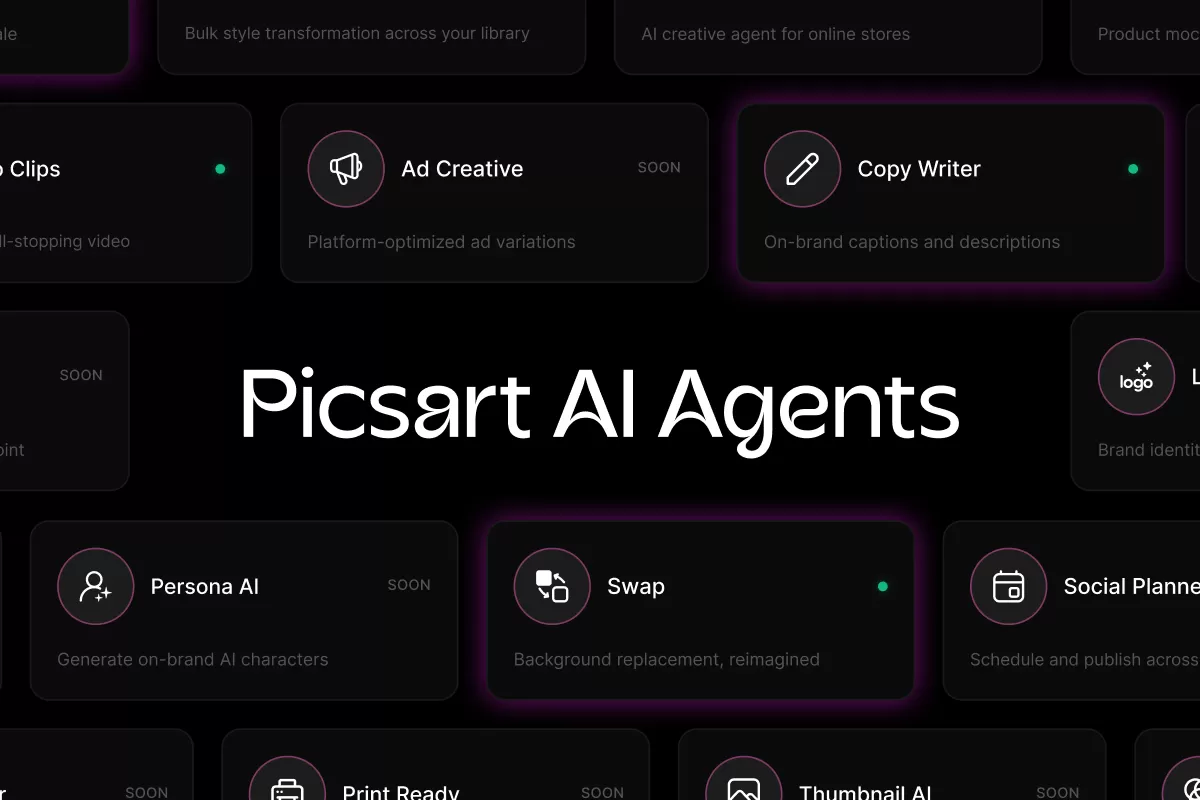 Picsart now allows creators to ‘hire’ AI assistants through agent marketplace