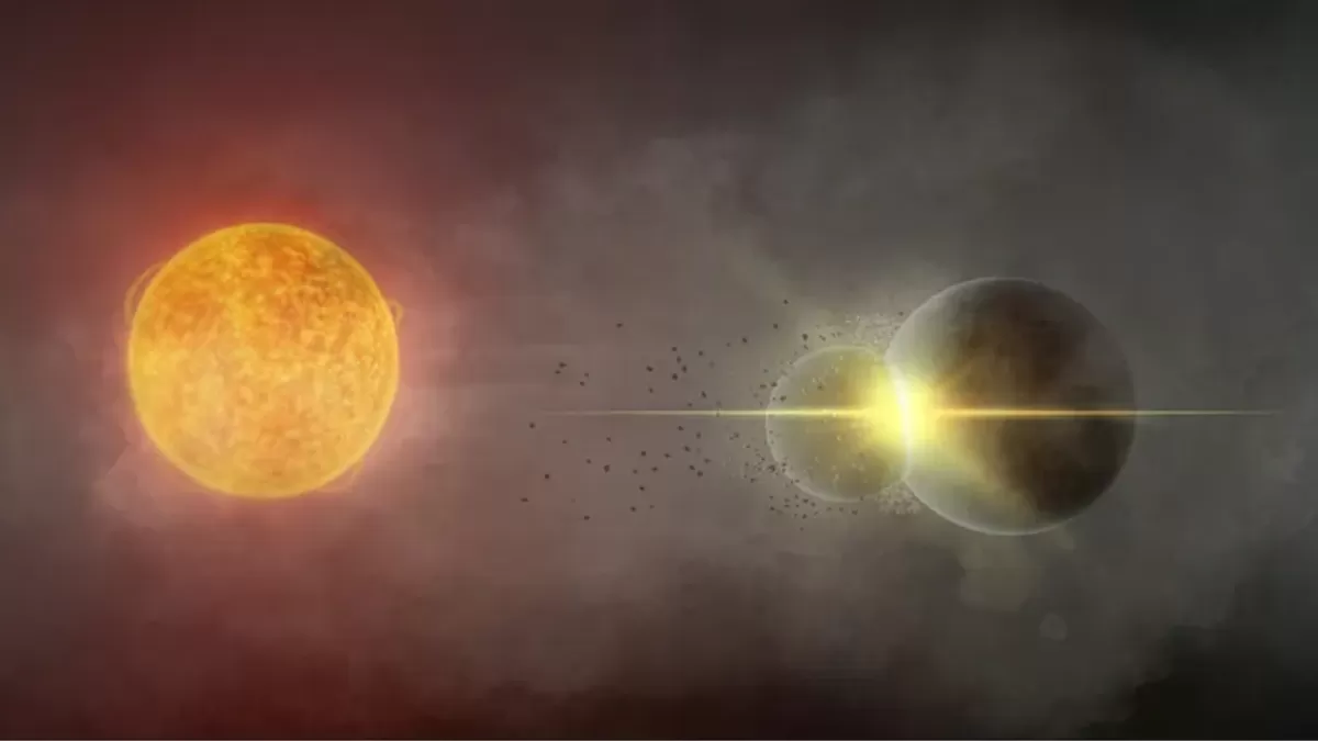 Scientists Trace Rare Cosmic Outburst to a Massive Planetary Collision Around Gaia20ehk