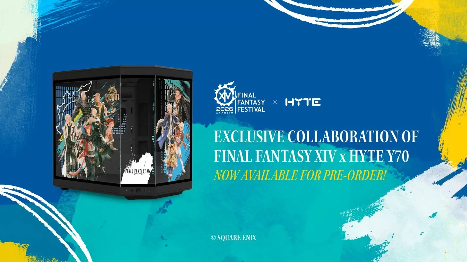 HYTE Reveals Limited-Edition Y70 PC Case Inspired by Final Fantasy XIV, Pre-Orders Open