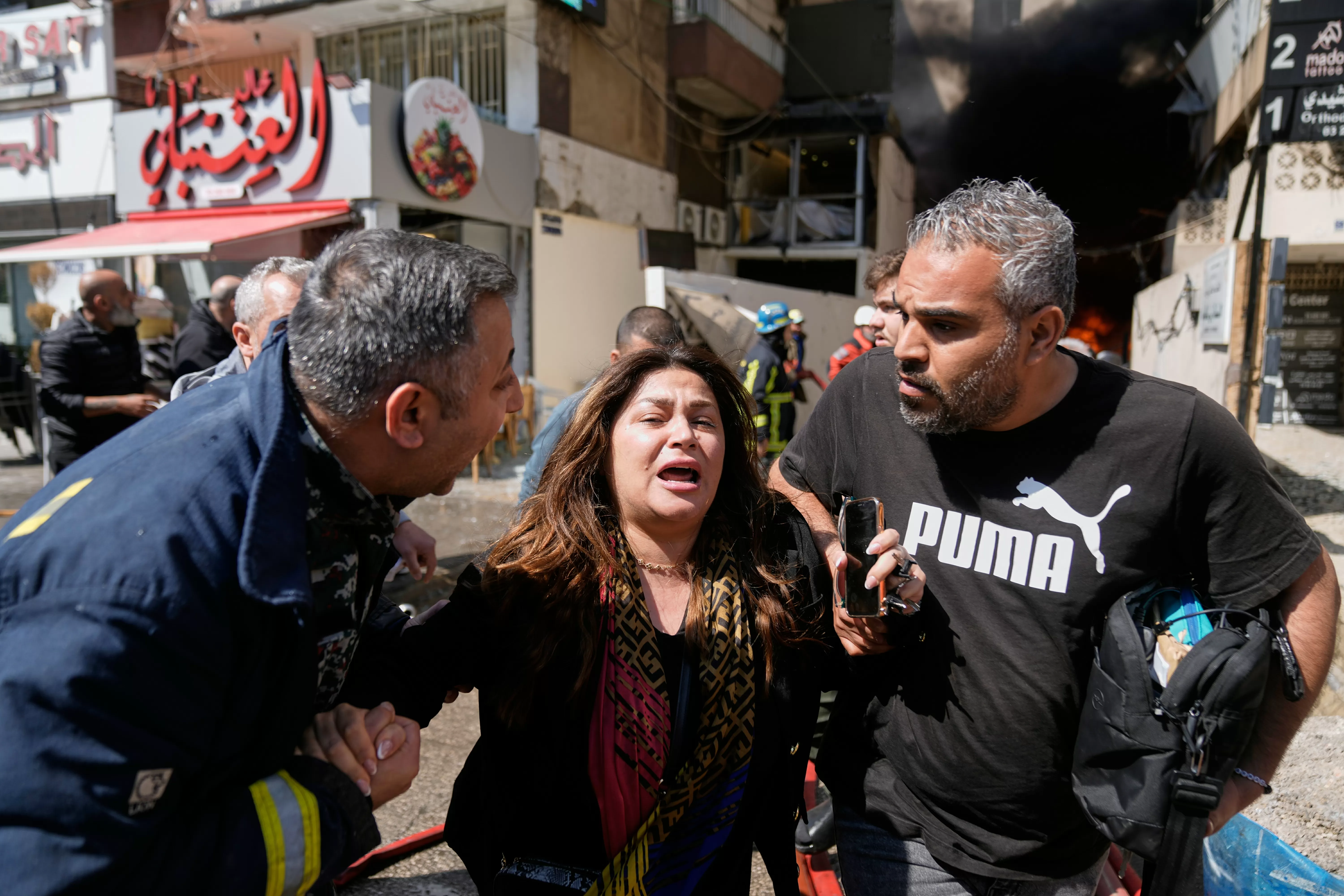 Israel strikes central Beirut without warning after saying Iran ceasefire doesn't apply there