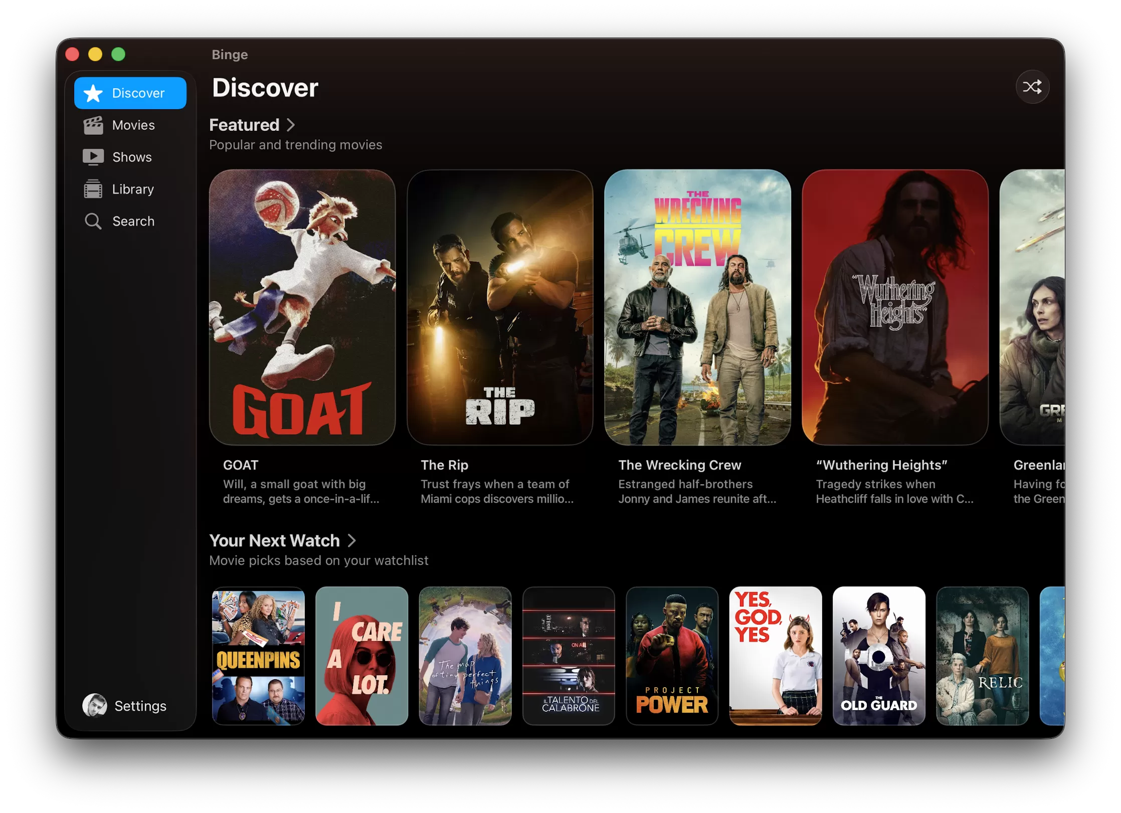 Binge is a movie tracking app that warns you of jump scares in real time