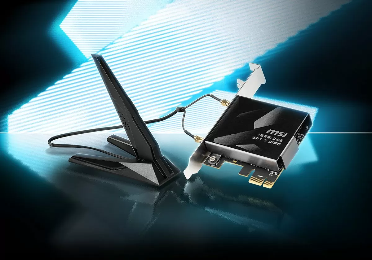 MSI Launches Herald BE9400 PCIe Network Card with Wi-Fi 7 and Bluetooth 5.4