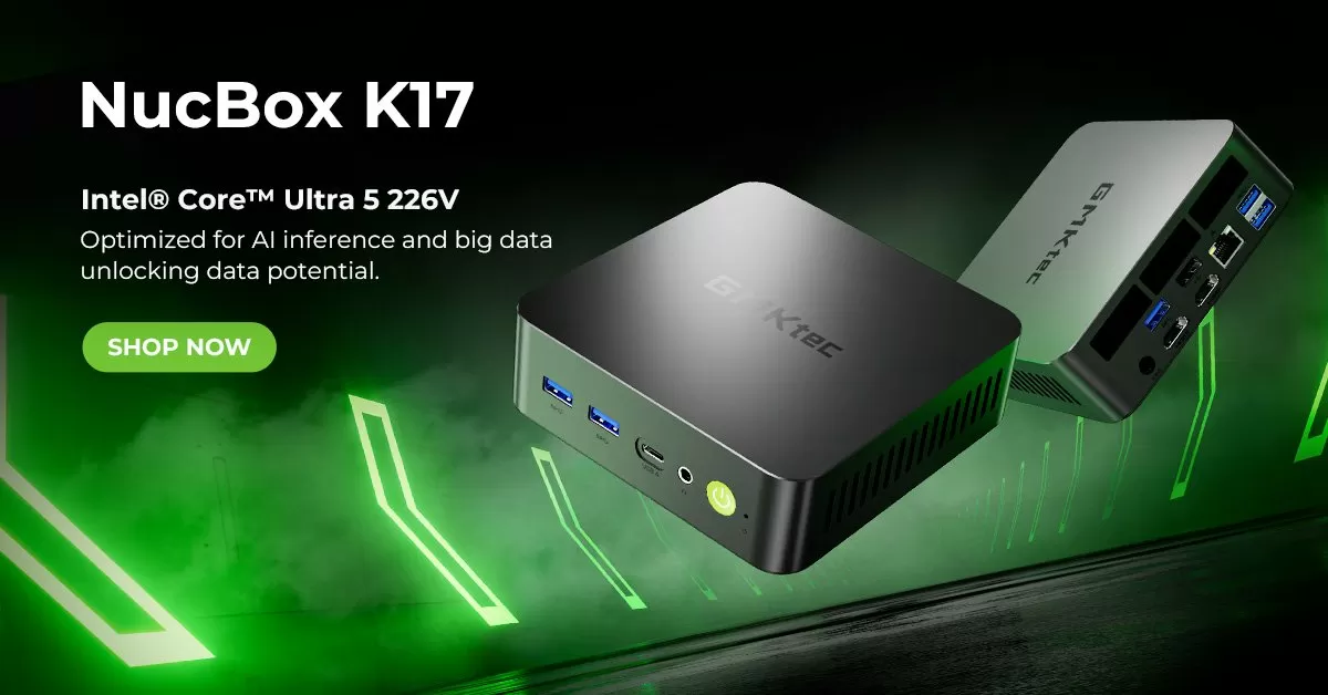 GMKtec NucBox K17 Launches with Intel Core Ultra 5 226V, Arc 130V Graphics, and 97 TOPS AI Performance