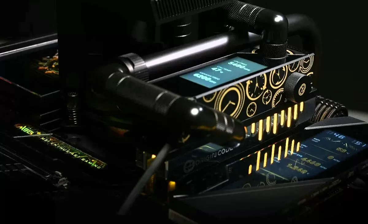 Origin Code Introduces Split-Type Liquid Cooler Module for VORTEX Memory with Integrated LCD