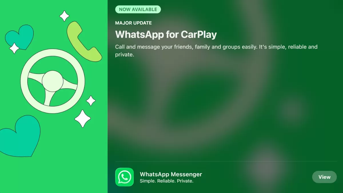 WhatsApp for CarPlay Launched With Support for Initiating WhatsApp Calls and Separate Chat, Call History Tabs